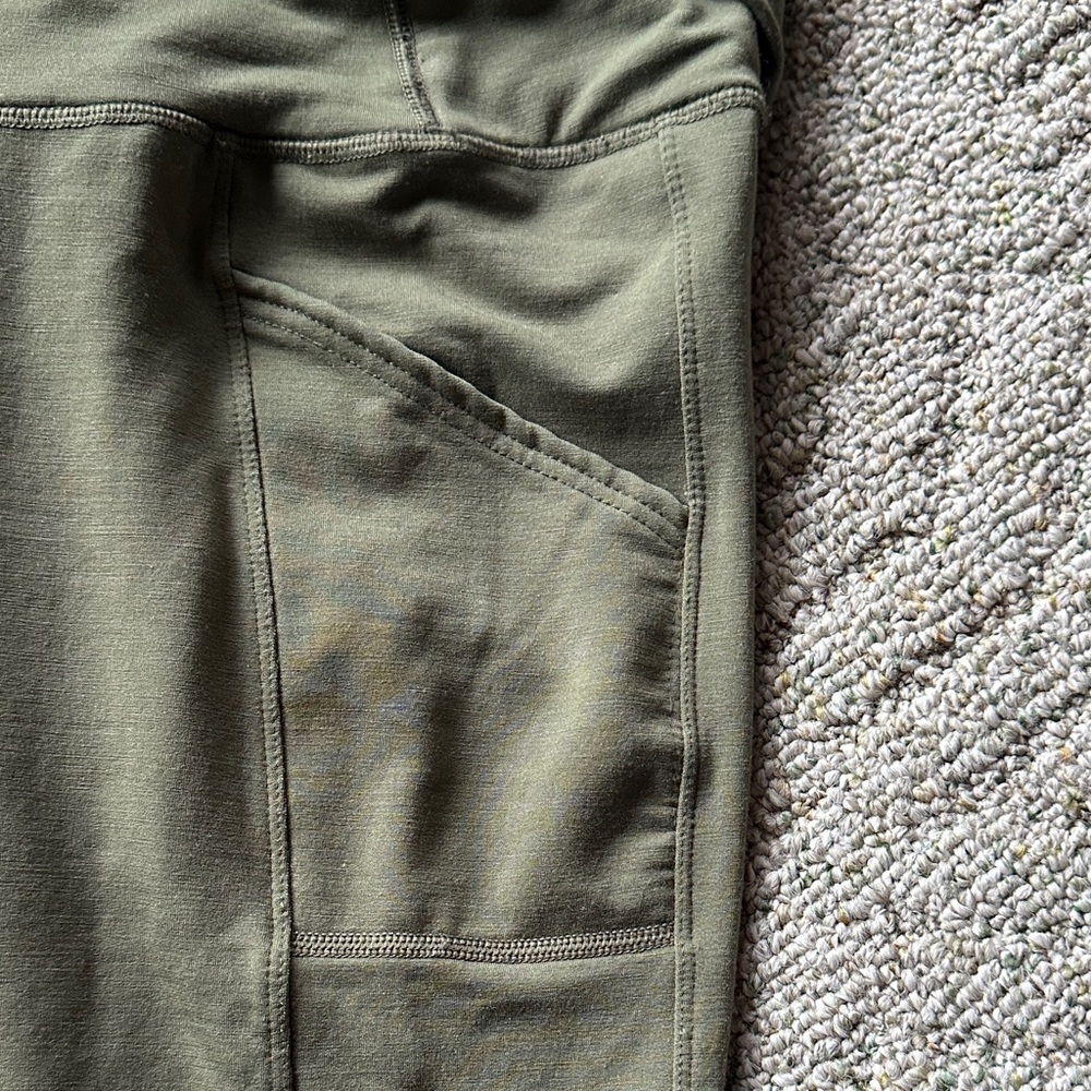 Woolx women's leggings. Merino wool. Small. Pockets! - Picture 3 of 4